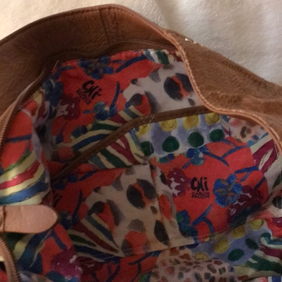 CHI Carlos Falchi Brown Leather handbag - Picture 6 of 8